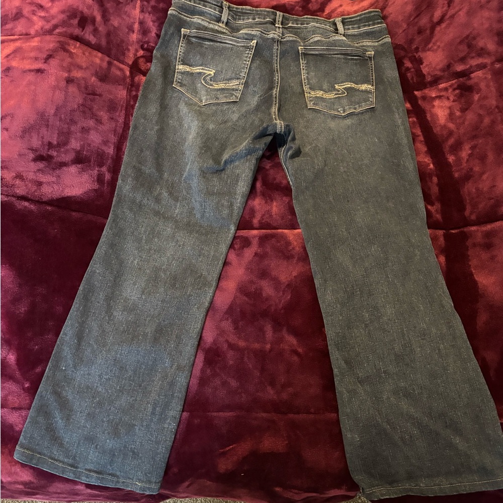 Silver Jeans Blue Flare Wide Leg Denim
